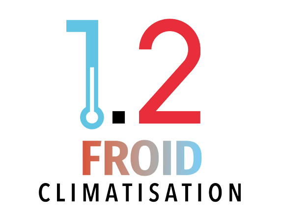 Logo du site 1 2 Froid et Climatisation, votre expert en climatisation à Vaugneray